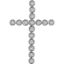 Picture of 14K Gold 3/4 CTW Diamond Cross Pendant