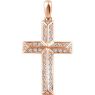 Picture of 14K Gold 1/4 CTW Diamond Cross Pendant