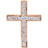 Picture of 14K Gold 1 1/4 CTW Diamond Cross Pendant