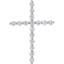 Picture of 14K Gold 1.00 CTW Diamond Cross Pendant