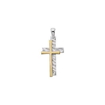 Picture of Sterling Silver 21.95x12.29mm "Resolution" Cross Pendant