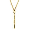 Picture of 24K Gold Plated 34.51x28.96mm Four-Way Medal 24" Necklace