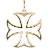 Picture of 14K Gold 3/4 CTW Diamond Maltese Cross Pendant
