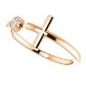 Picture of 14K Gold .06 CTW Diamond Cross Ring