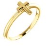 Picture of 14K Gold Stackable Cross Ring