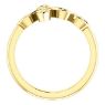 Picture of 14K Gold .05 CTW Diamond Sideways Cross Ring
