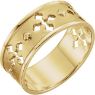 Picture of 14K Gold Pierced Cross Ring