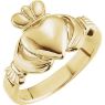 Picture of 14K Gold 10.5 mm Claddagh Ring Size 11