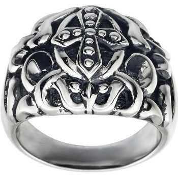 Picture of Sterling Silver Men's Cross Fashion Ring