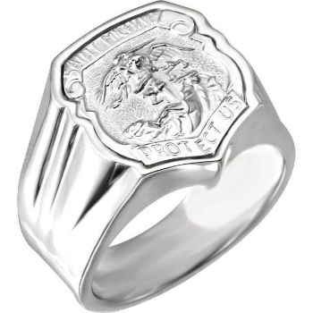 Picture of St. Michael Badge Ring