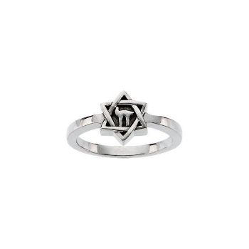 Picture of 14K Gold Star of David Ring