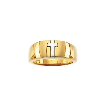 Picture of 14K Gold Cross Band
