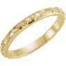 Picture of 14K Gold True Love Chastity Ring with Packaging Size 5