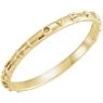 Picture of 14K Gold True Love Chastity Ring with Packaging Size 6