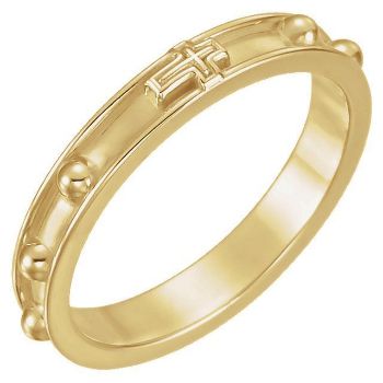 Picture of 14K Gold Rosary Ring 