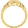 Picture of 14K Gold Ladies Bridal Claddagh Band