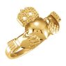 Picture of 14K Gold 12 x 14 mm Ladies Claddagh Ring