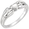 Picture of Heart & Cross Ring