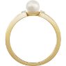Picture of 14K Gold Freshwater Cultured Pearl & .03 CTW Diamond Ring
