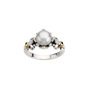 Picture of Fleur-de-lis Pearl Ring