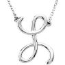 Picture of A to Z Script Initials 16" Necklace