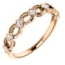 Picture of 14K Rose Diamond Stackable Ring