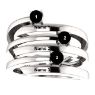 Picture of Sterling Silver 1 to 3 Stones/Names Engravable Mother Ring
