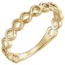 Picture of 14K Gold Infinity-Inspired Stackable Ring