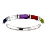 Picture of Silver 1 to 6 Baguette Stones Mother's Ring