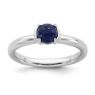 Picture of Silver Natural Blue Lapis Lazuli Stone Ring