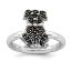 Picture of Silver Stackable Expressions Marcasite Dog Ring