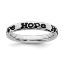 Picture of Sterling Silver Stackable Hope Ring