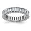 Picture of Emerald-Cut Eternity Anniversary Band 14K White Gold