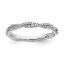 Picture of Silver Stackable Diamond Ring