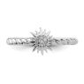 Picture of Diamond Star Ring Sterling Silver