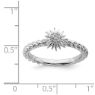 Picture of Diamond Star Ring Sterling Silver