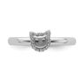 Picture of Diamond Cat Sterling Silver Stackable Ring