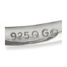 Picture of Diamond Horseshoe Ring Sterling Silver