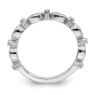 Picture of Sterling  Silver Stackable Diamond Ring