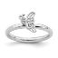 Picture of Diamonds Butterfly Ring Sterling Silver