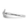 Picture of Diamonds Flower Ring Sterling Silver Rhodium Plated