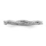 Picture of 14K White Solid Gold Diamond Stackable Ring
