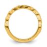 Picture of 14K Yellow Solid Gold Diamond Stackable Ring