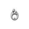 Picture of Small Mother Child Diamond Pendant 14K White Gold