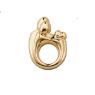 Picture of Large Family Twin Pendant 14K Yellow Gold